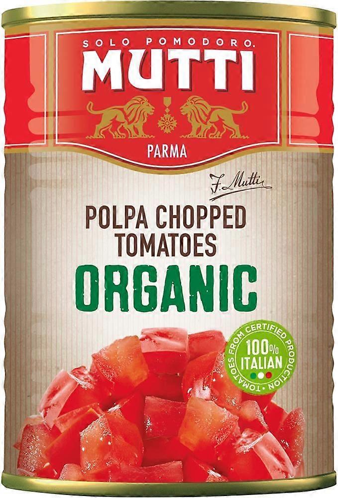 Mutti Organic Chopped Tomatoes 400g - 4 Pack