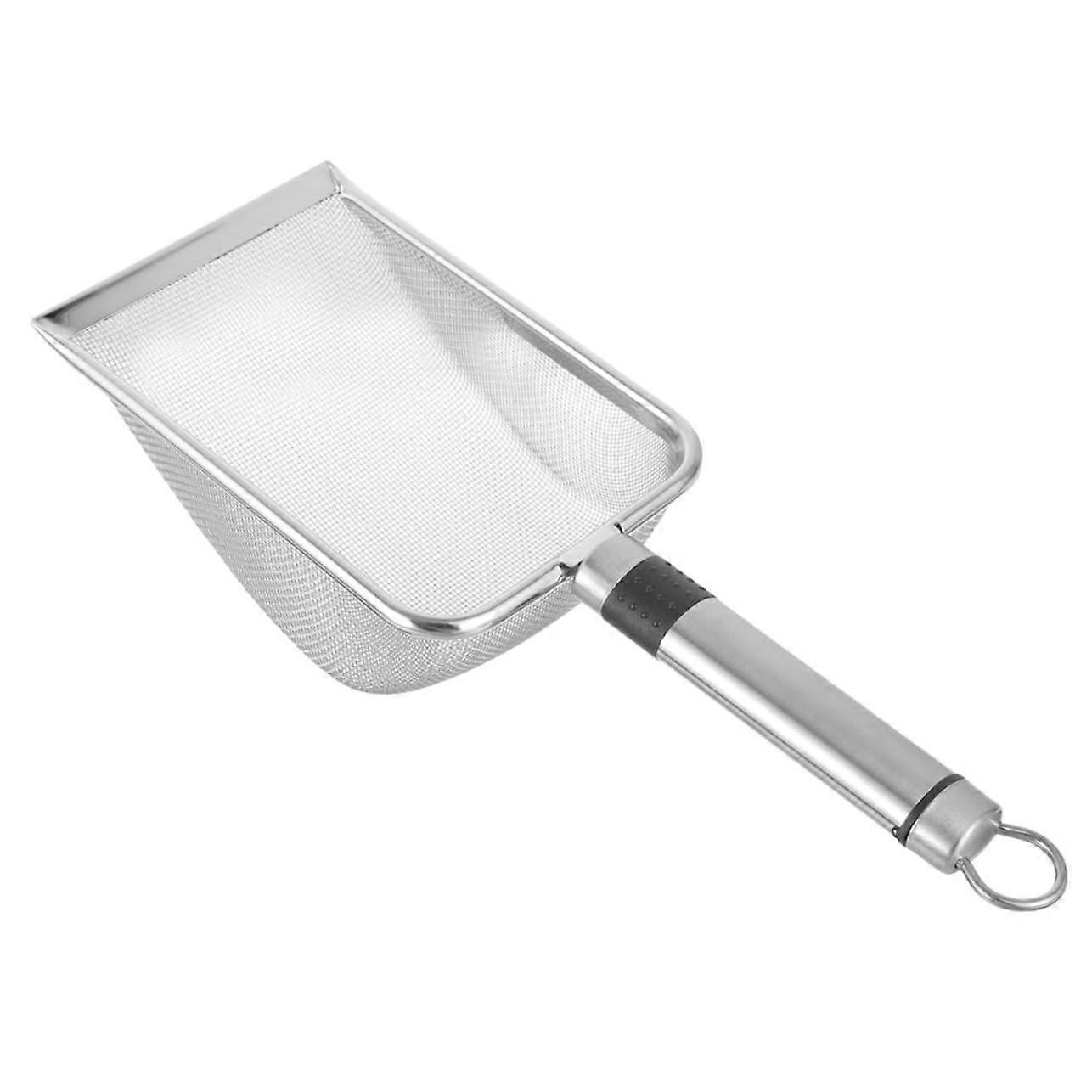 Cat Litter Scoop with Fine Mesh for Reptiles and Pets Durable Poop Scooper for Easy Cleaning Litter Trays and Containers for Pet Owners