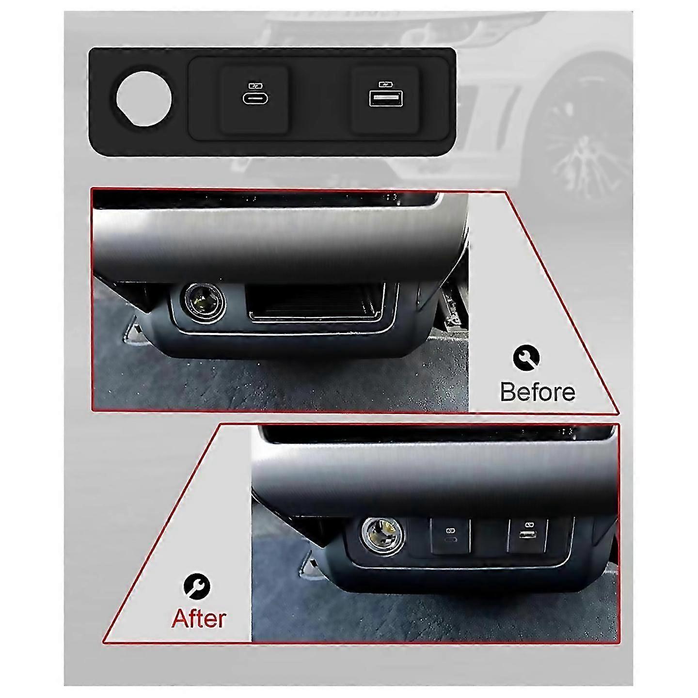 For Car Typec Usb Port For Range Sport L494 20142017