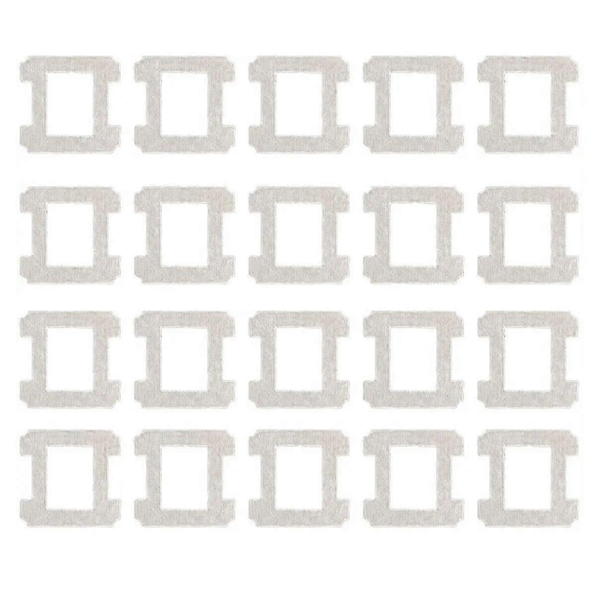 Compatible for W2 Pro / W2 Omni Mop Cloths Rag Pad Window Robot Cleaner Spare Parts Accessories 20pcs