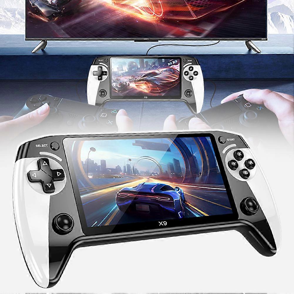 Console di gioco portatile X9 Console di gioco retrò da 5,1 pollici Lettore di videogiochi portatile ricaricabile di tipo C