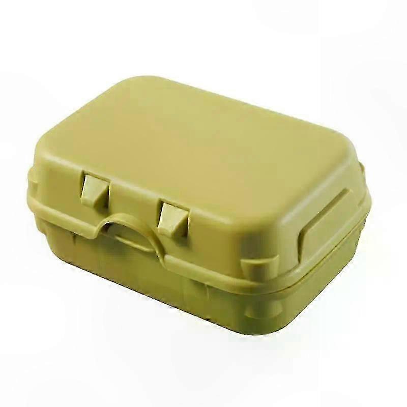 Durable 2-Layer Soap Box with Lid for Bathroom Storage and Travel Organization