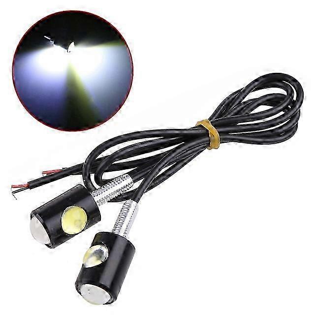 1Pair Universal Motorcycle LED Mini License Plate Light Turn Signal...