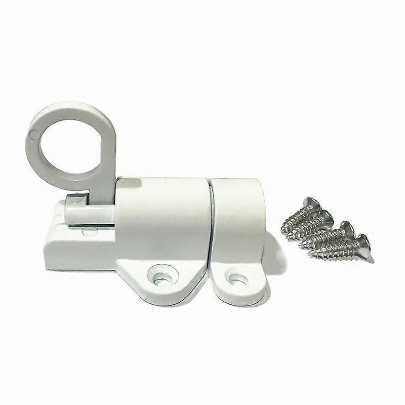 Aluminum Alloy Door Latch Attic Loft Ceiling Hatch Lock Catch Tool with Screws for Home Room Doors Windows Cabinet