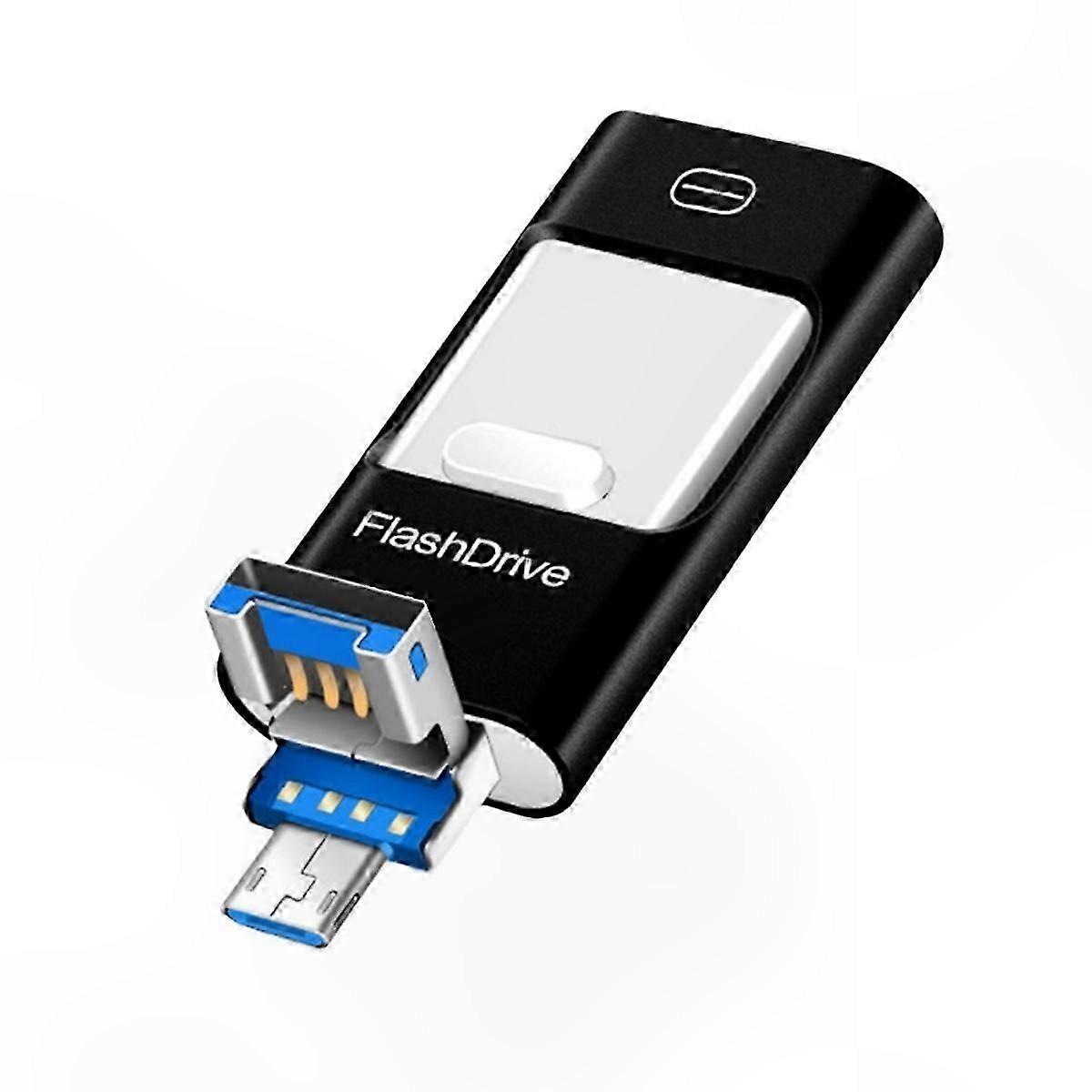 128GB 3-in-1 USB Memory Stick for Mobile Devices and Computers