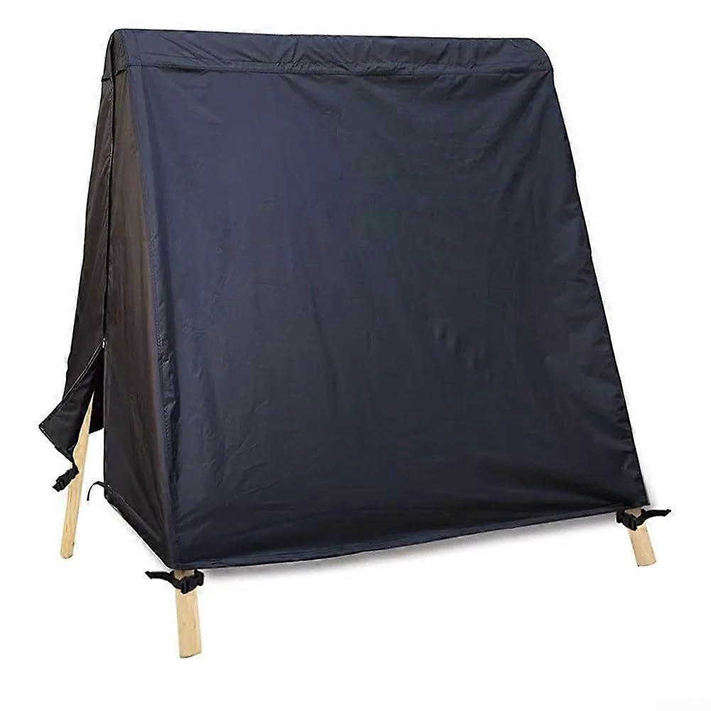 Outdoor 3 Seat Swing Cover AFrame Patio Swings Waterproof Oxford Fabric Zipper Access And Ventilation Protection
