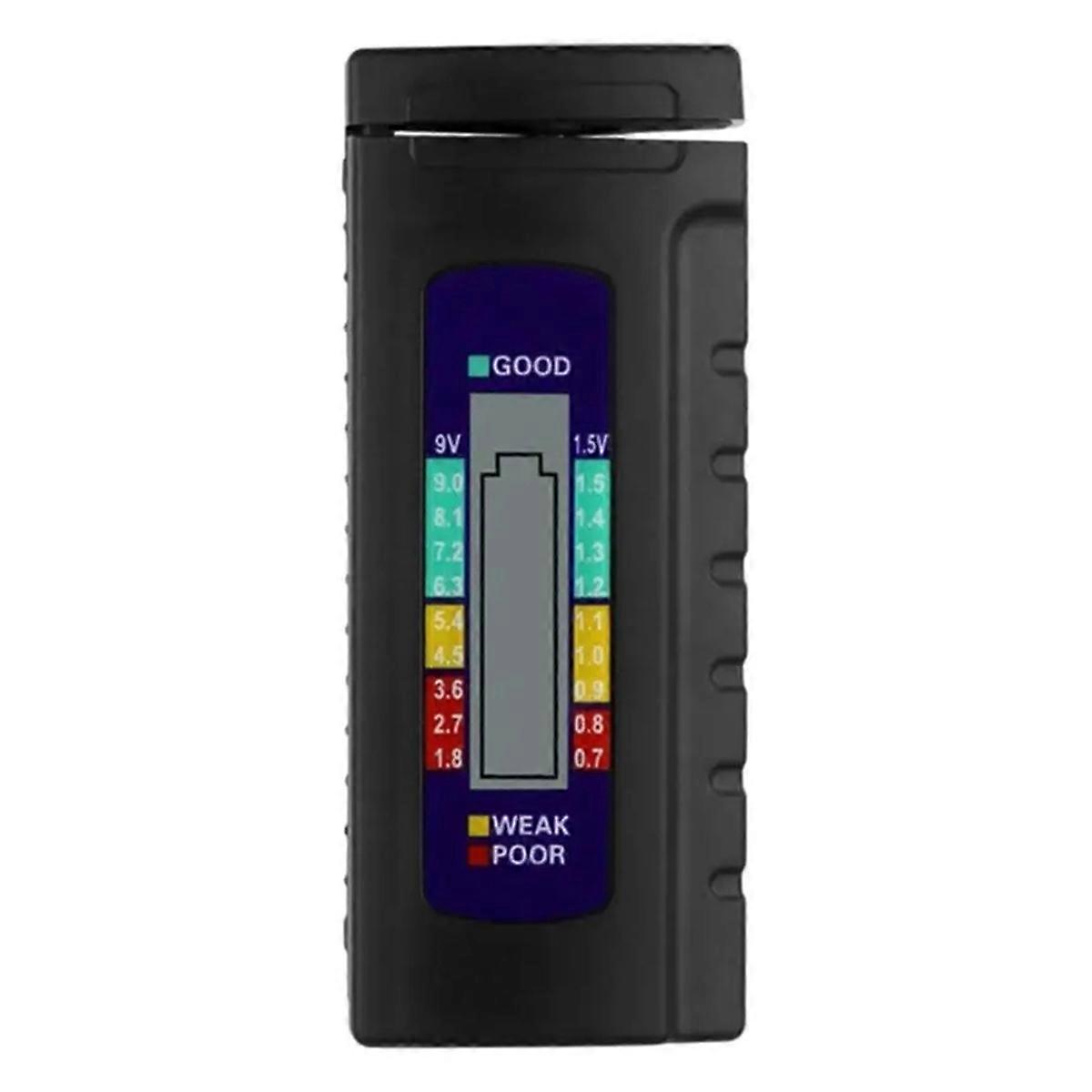 Digital Display Battery Tester No.5/7 1.5V Button Battery 9V Battery 6F22 Battery Voltage Measurement Dry Battery Tester