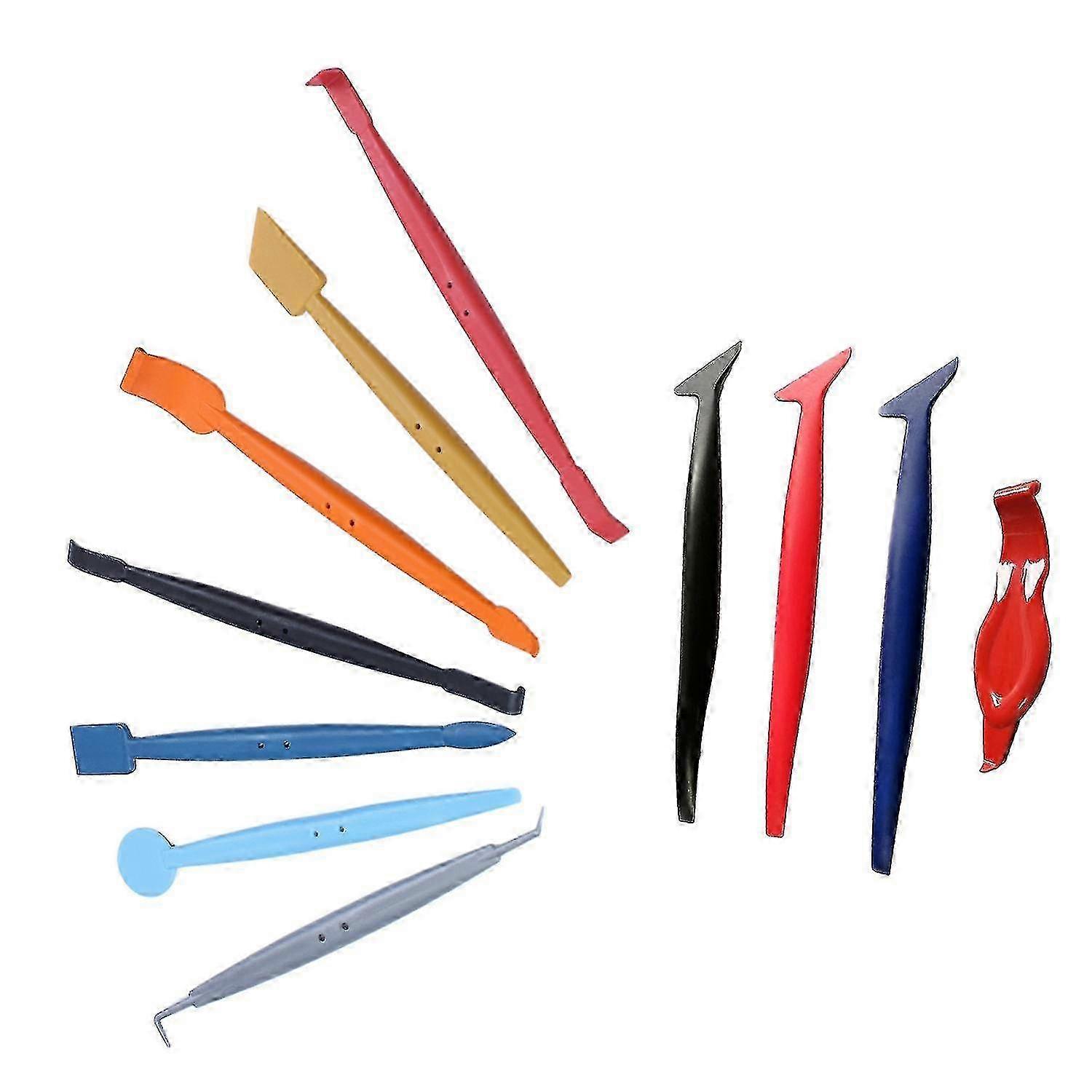 Vehicle Vinyl Application Tool Kit Edged Fold Squeegee SZRH A-S