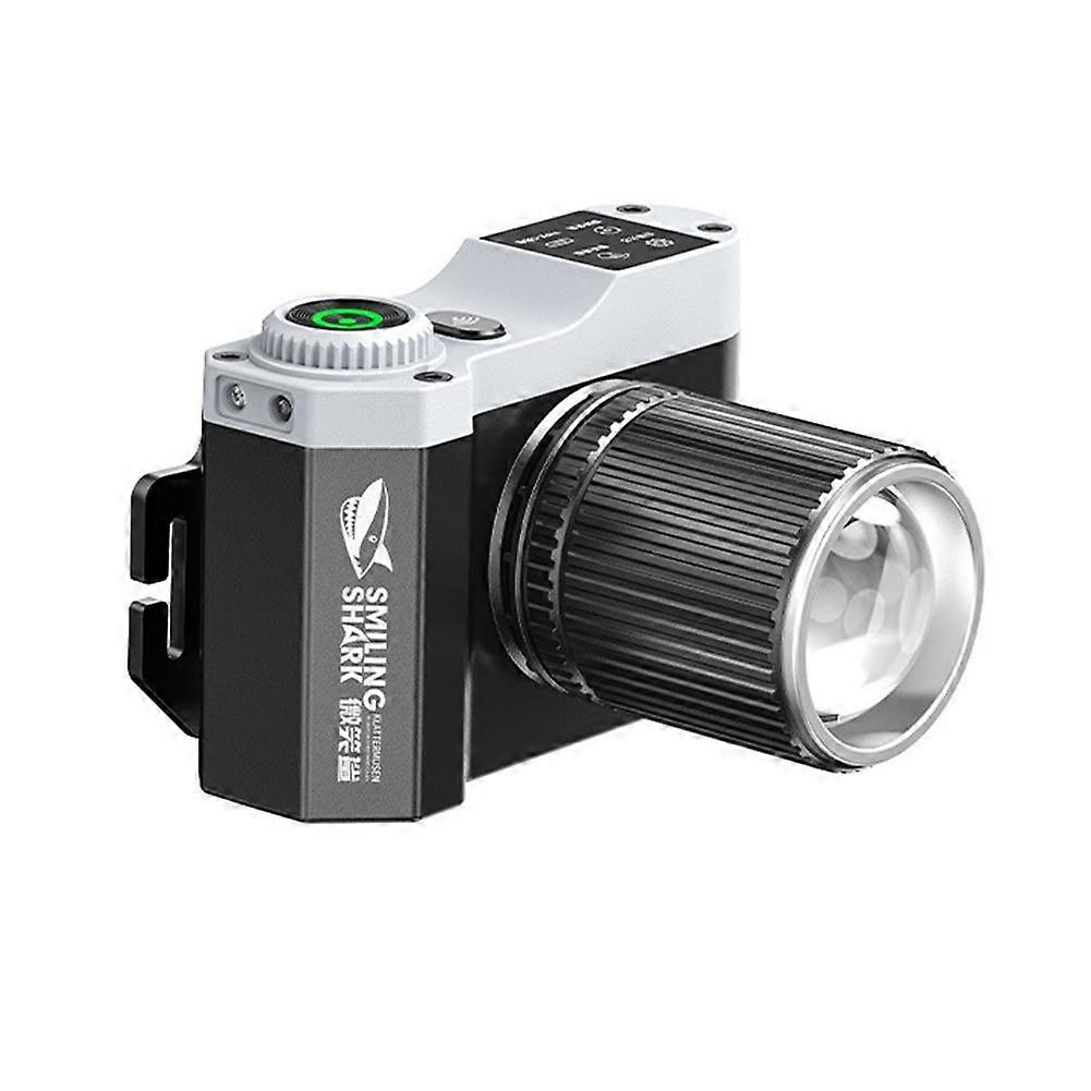 Super Bright LED Headlamp Motion Sensor USB Rechargeable Zoomable Head Light