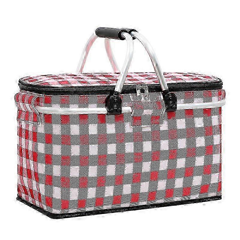 Foldable Picnic Basket Insulated Picnic Basket