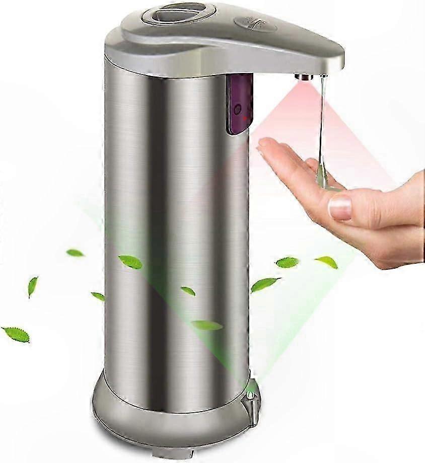 Automatic Touchless Hand Soap Dispenser with Motion Sensor, Adjustable Output, Waterproof Design, Durable Metal Body, Foam Functionality