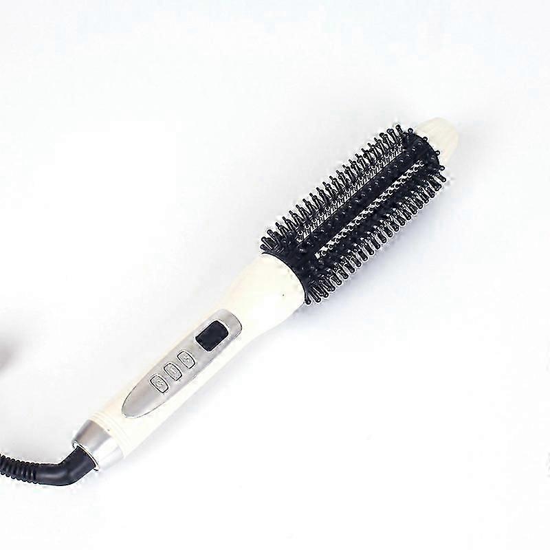Curling Iron Brush,Hot Brush Professional Anti-scald Instant Heating Curling Irons Suitable Heated Styler Brush for Long/Short Hair