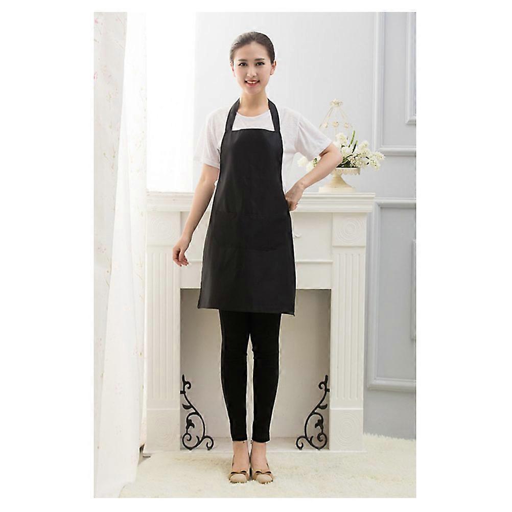 Kitchen Apron Waterproof with Neck Strap for Home and Restaurant Use 2 Pockets