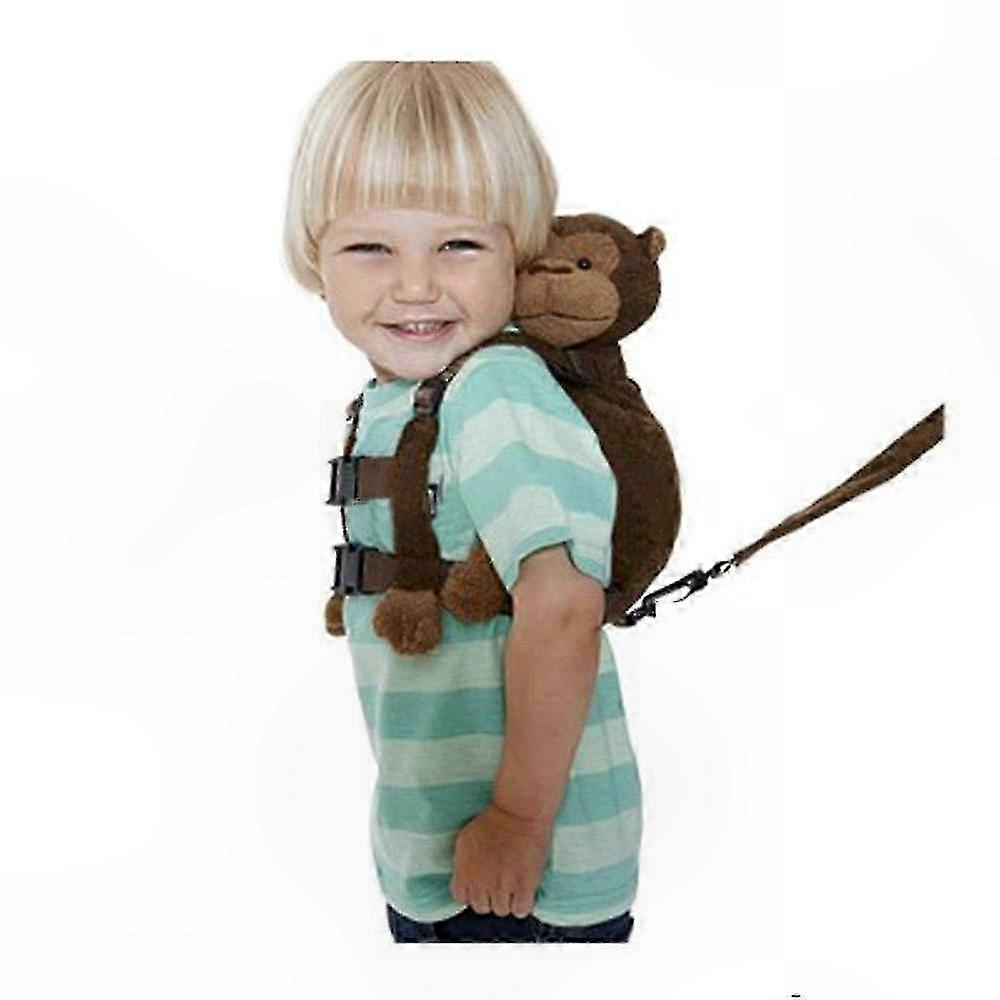 Toddler Safety Harness Backpack with Leash for Walking Support and Travel Convenience
