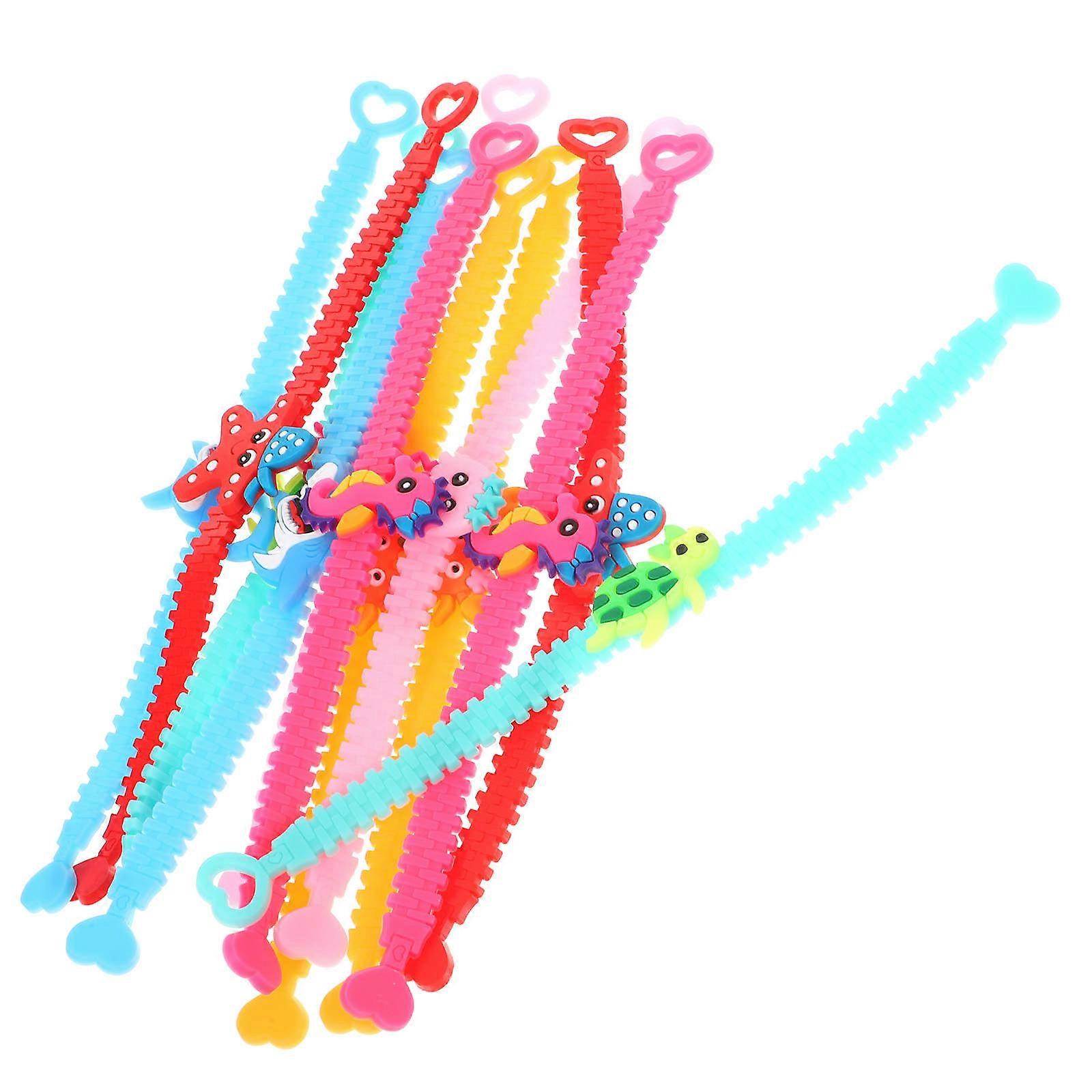 Decorative Bracelets Marine Animals Bracelets for Decoration 12Pcs Adjustable