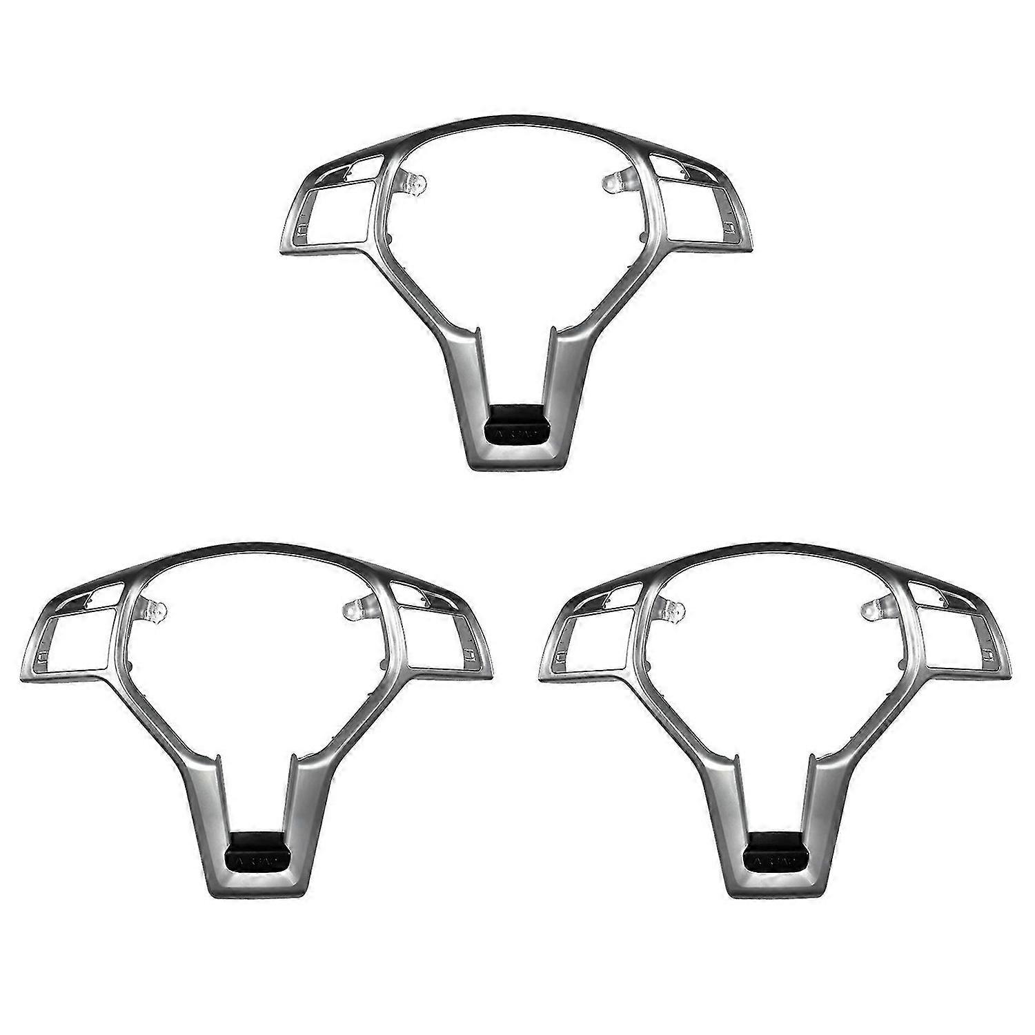 Car Steering Wheel Frame Trim Cover for A C E GLA Class Silver