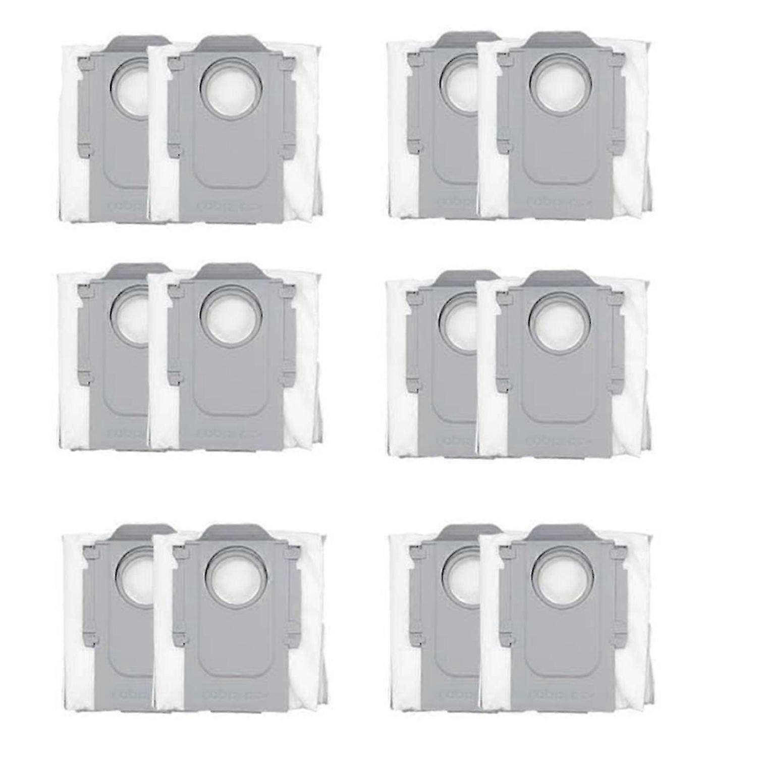 12 Pcs Dust Bag for Roborock G20S S8 Max Ultra Robot Vacuum Cleaner