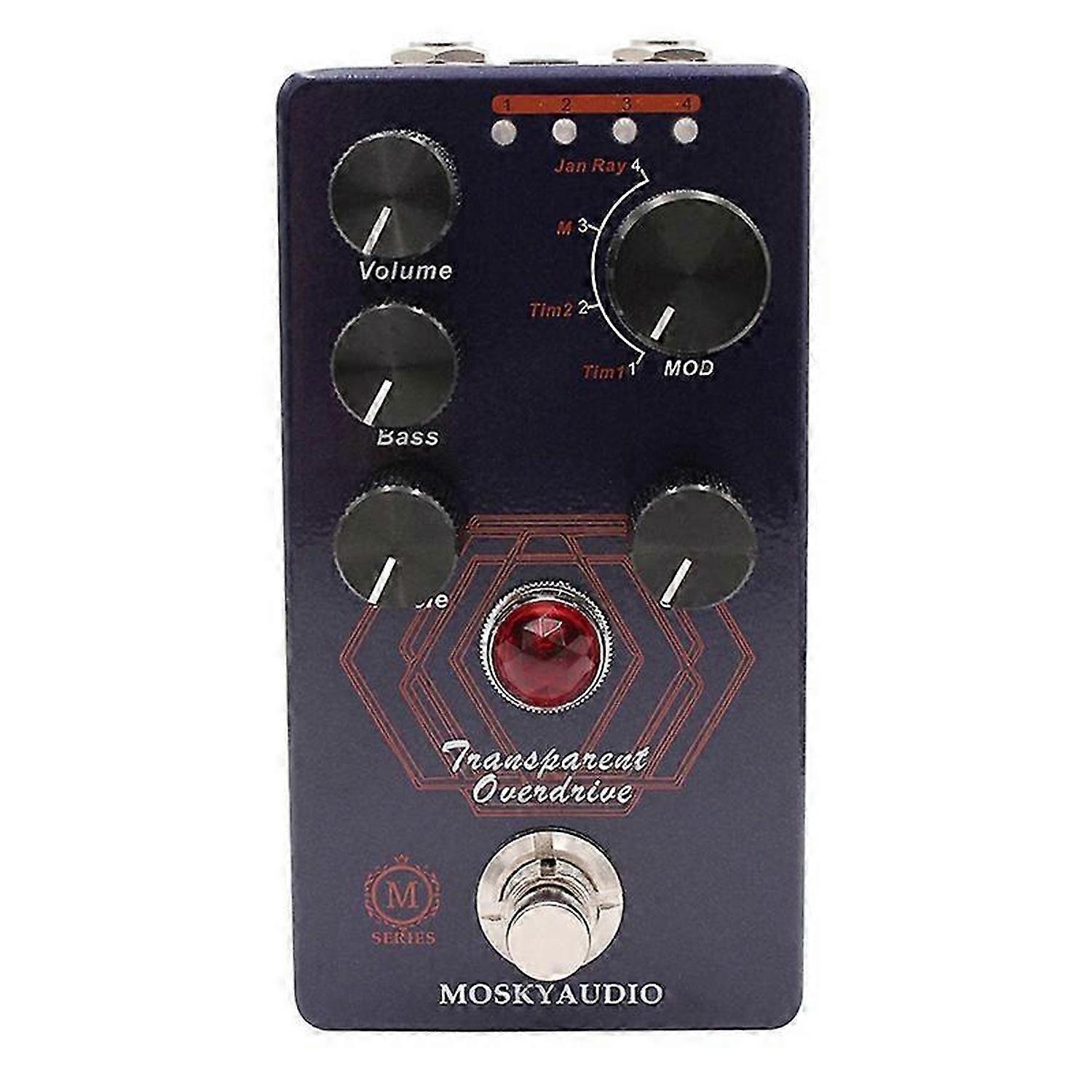 parent Guitar OverDrive Effects Pedal Clean Drive True Bypass Function Guitar Effects Processo