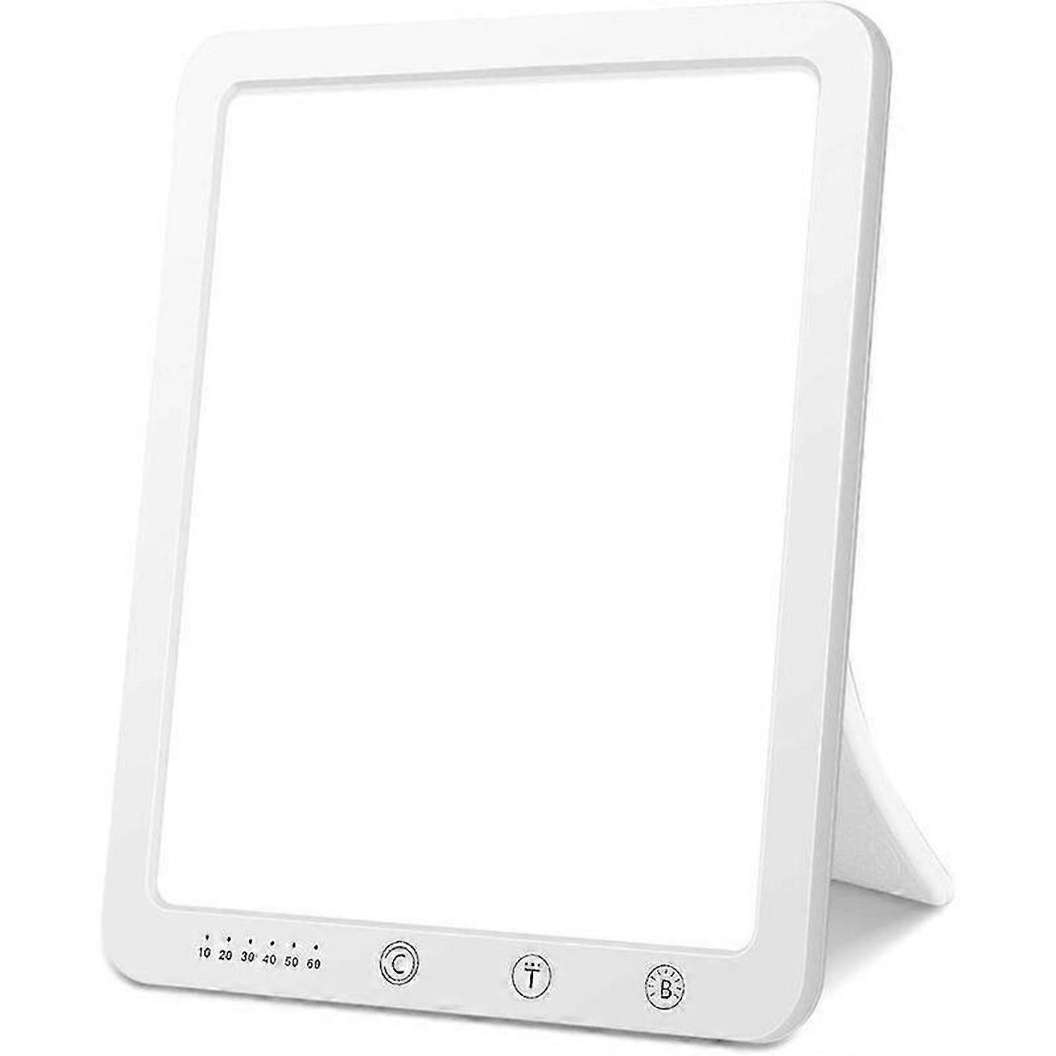 10000 lux daylight lamp, with color temperature, adjustable brightness and timer, touch control, without UV therapy lamp