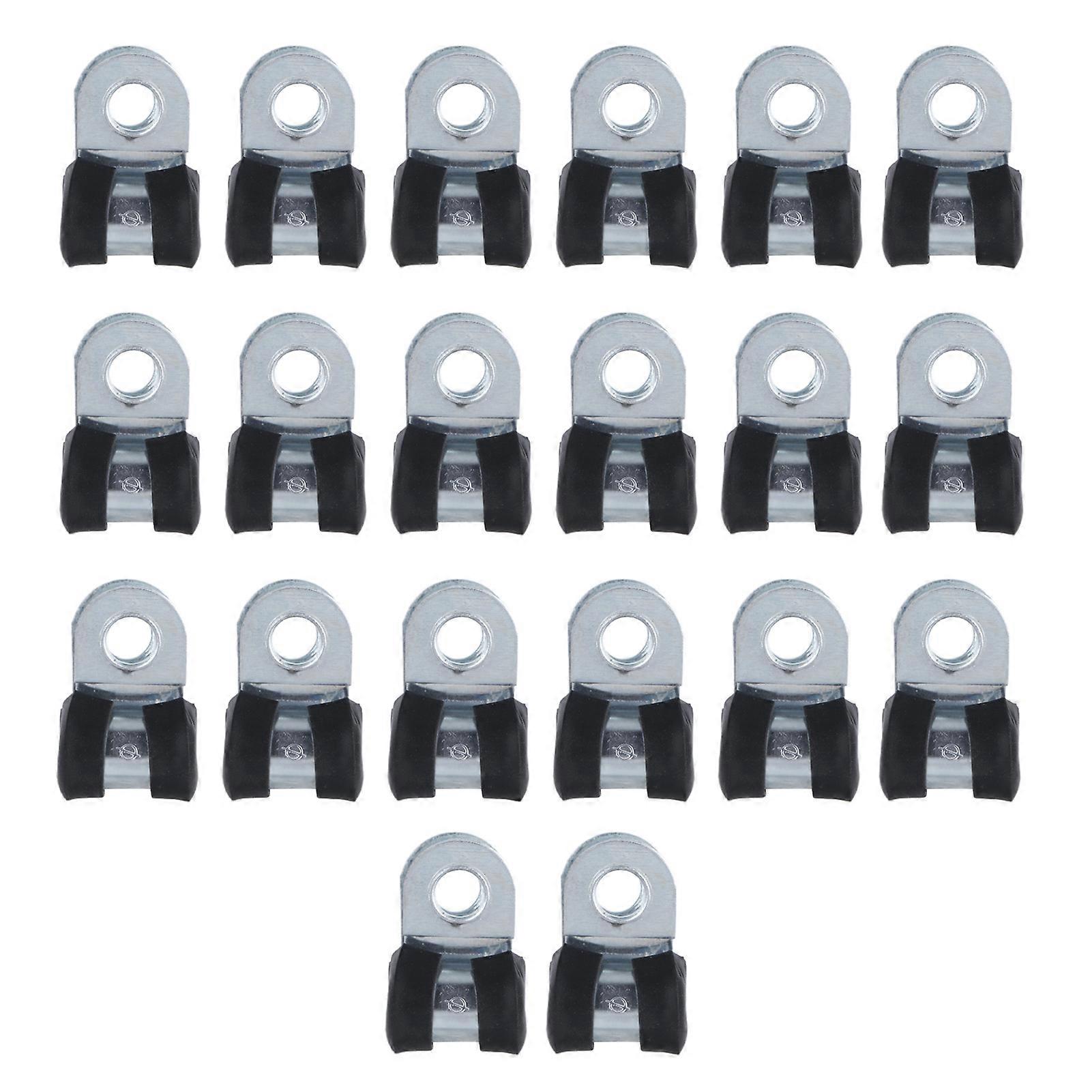 Colliers de serrage en acier inoxydable 304, robustes, résistants à la corrosion, réutilisables, type R, 6 mm