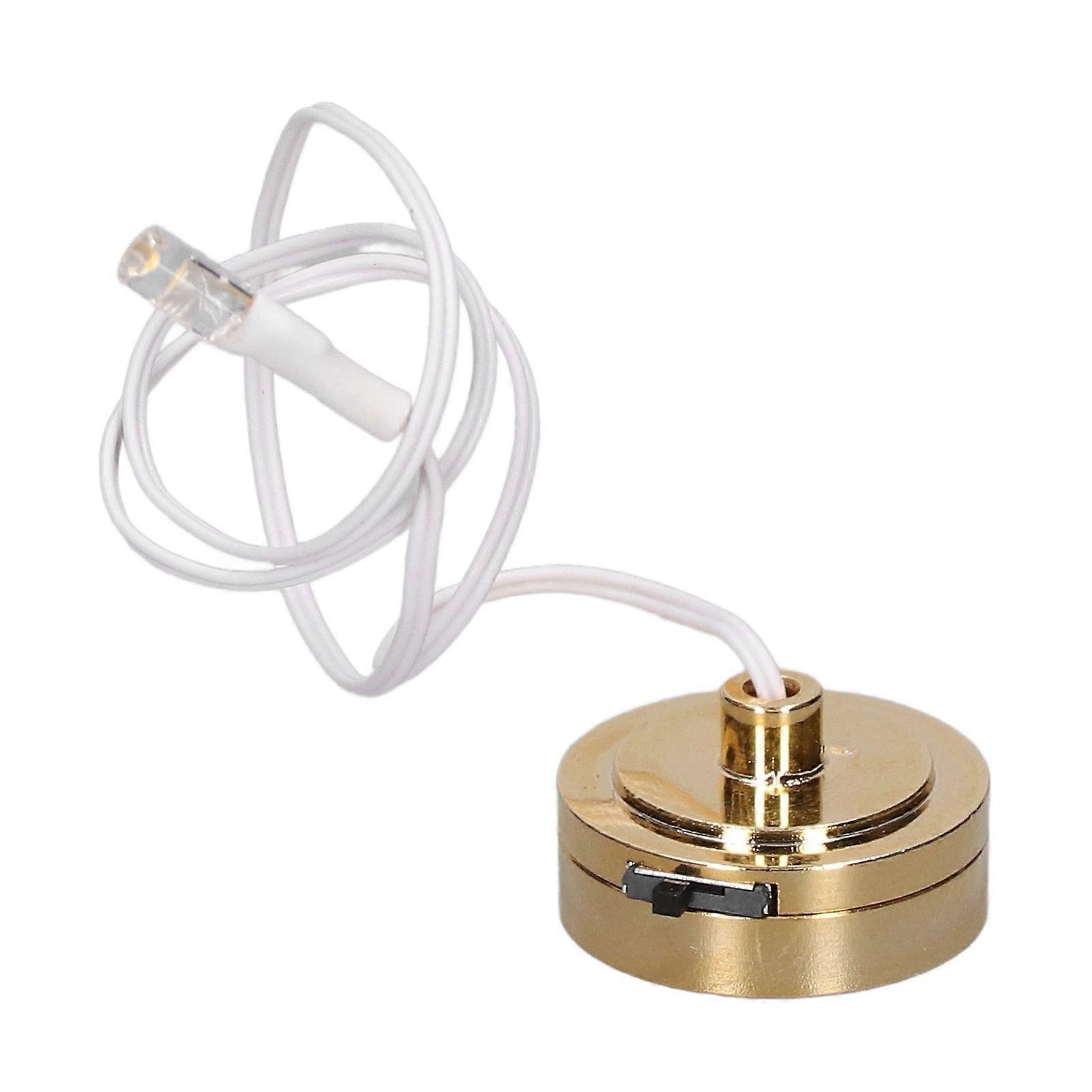 Dockhuslampor Miniatyrmodell Levande Delikat Batteridriven LED-dockhuslampa