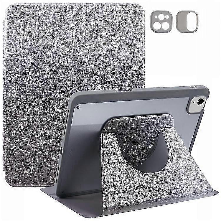 Compatible For iPad 10.9 (2022) Case Glitter Powder Gradient Color PU Leather Tablet Cover with Detachable Design
