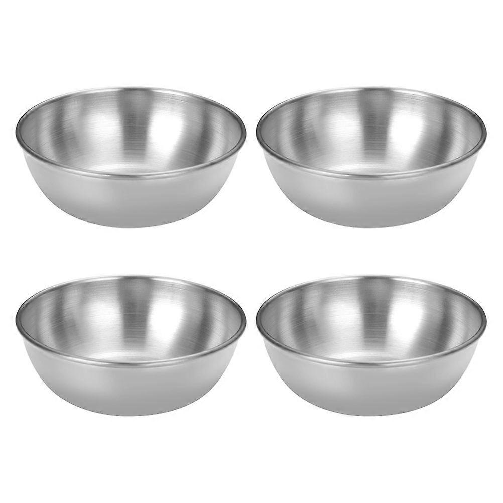 Stylish Small Sauce Containers Ideal For Household Use 8.00X8.00X3.00CM Round Shape 4Pcs