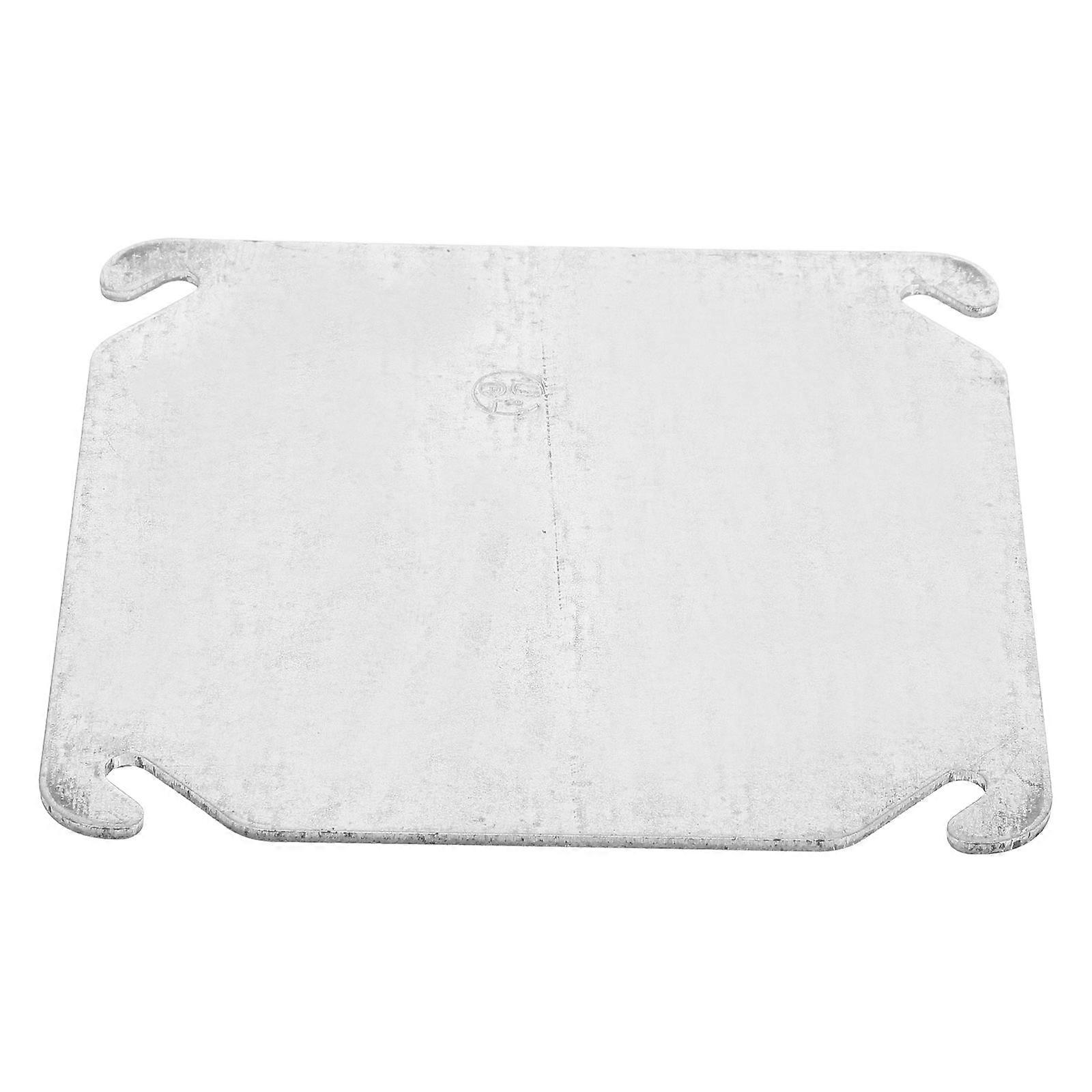 Outlet Cover Plate Zinc Plated for Wall Use 2Pcs Blank Square Plates