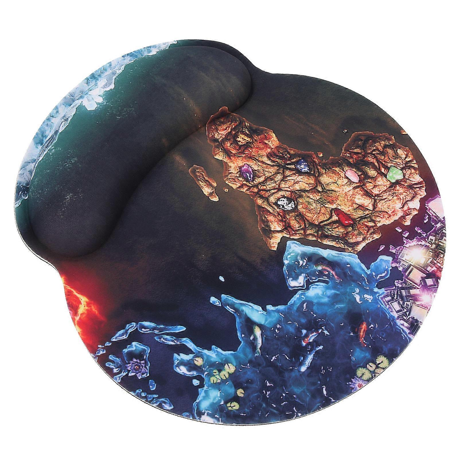 Mouse Wrist Rest Pad for Home Use 2Pcs Comfortable Support Pads