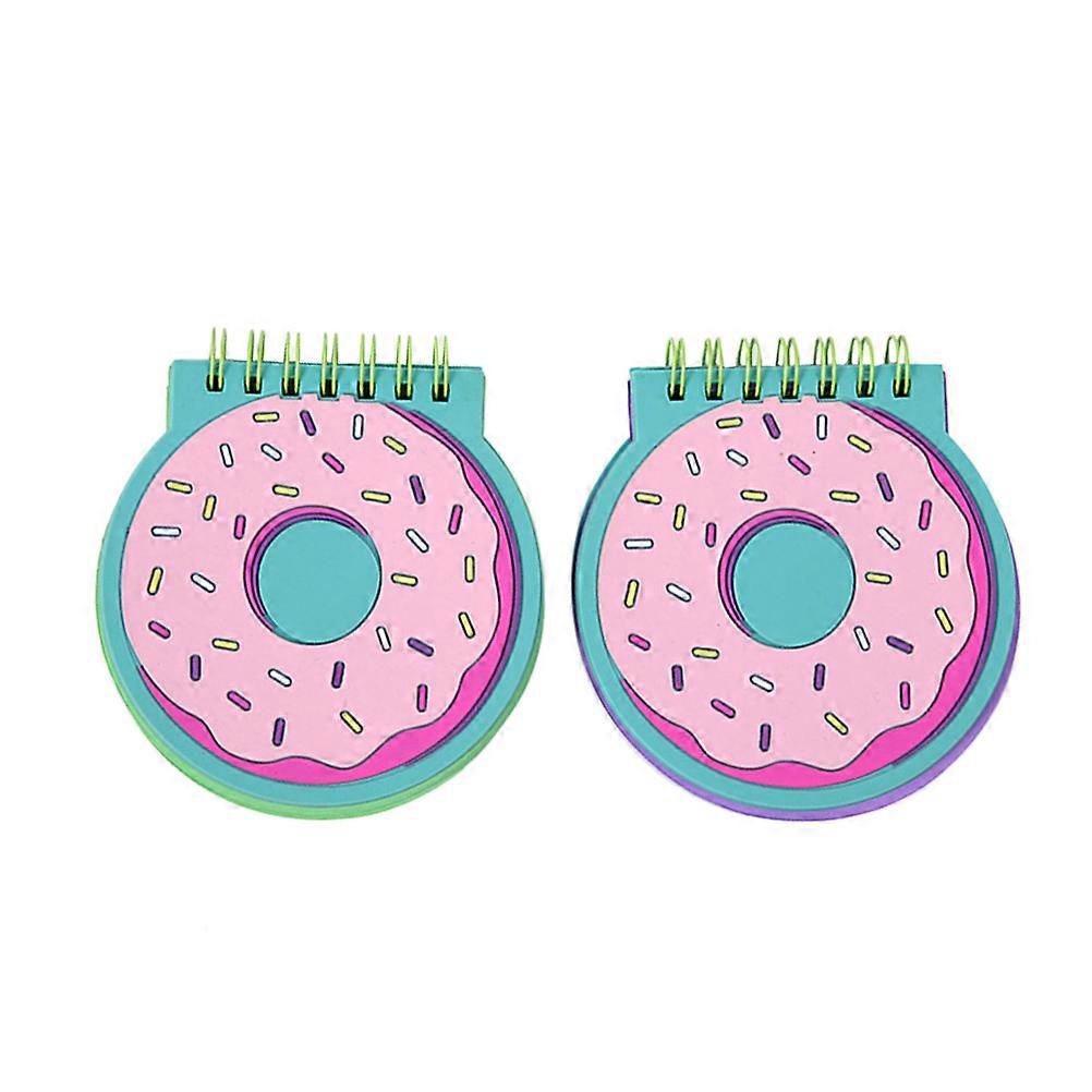 PVC Cover Notebook for Daily Use with Binding Rings 4Pcs Portable Mini Notepad