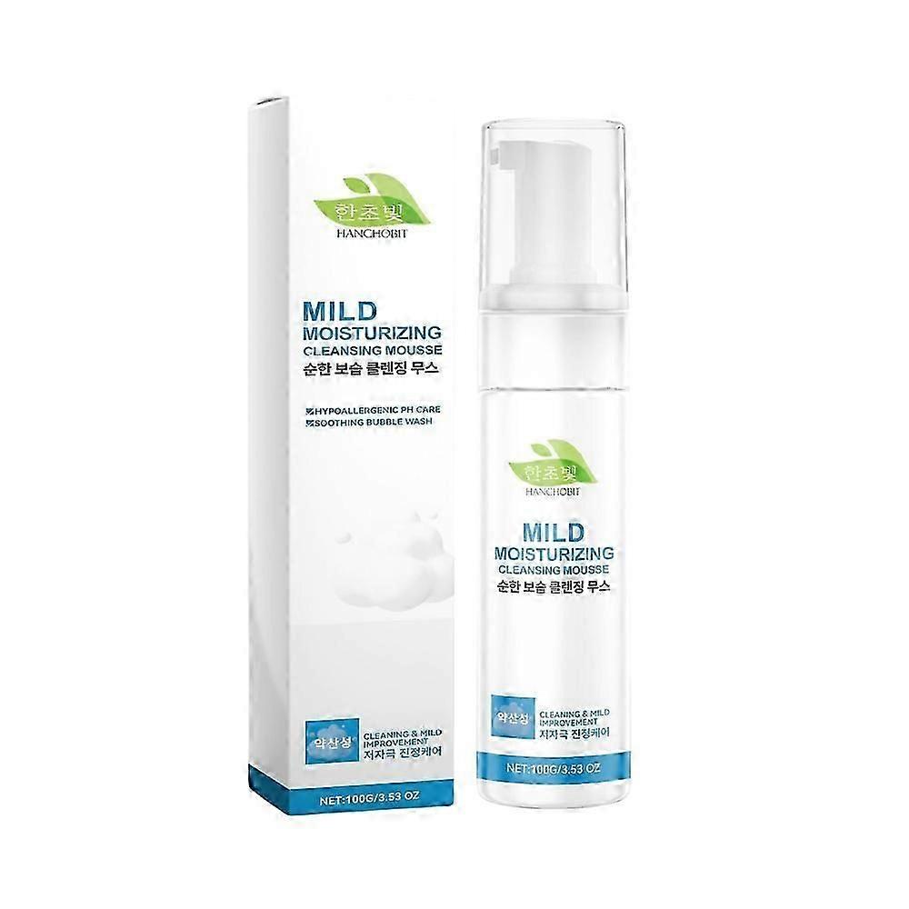 HANCHOBIT Zachte Hydraterende Gezichtsreiniging Mousse Diepe Reiniging Dagelijkse Verzorging Gladde Huidverzorging