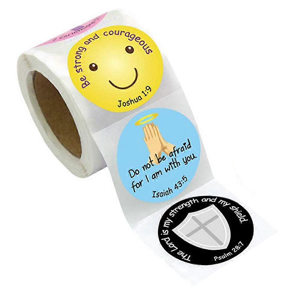 Animals Sealing Sticker Round Labels for Rolls Cartoon Adhesive Stickers