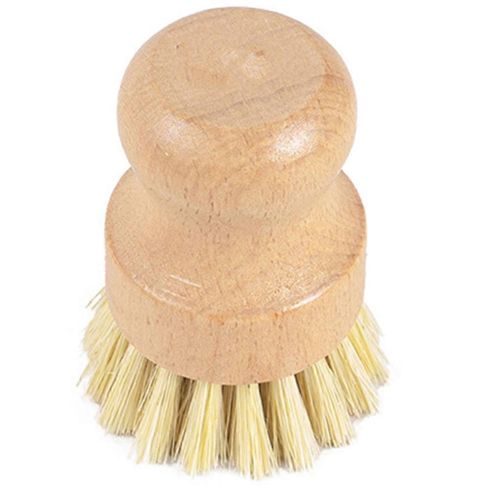 Round Handle Pot Cleaning Brush for Home Use 2Pcs Pack