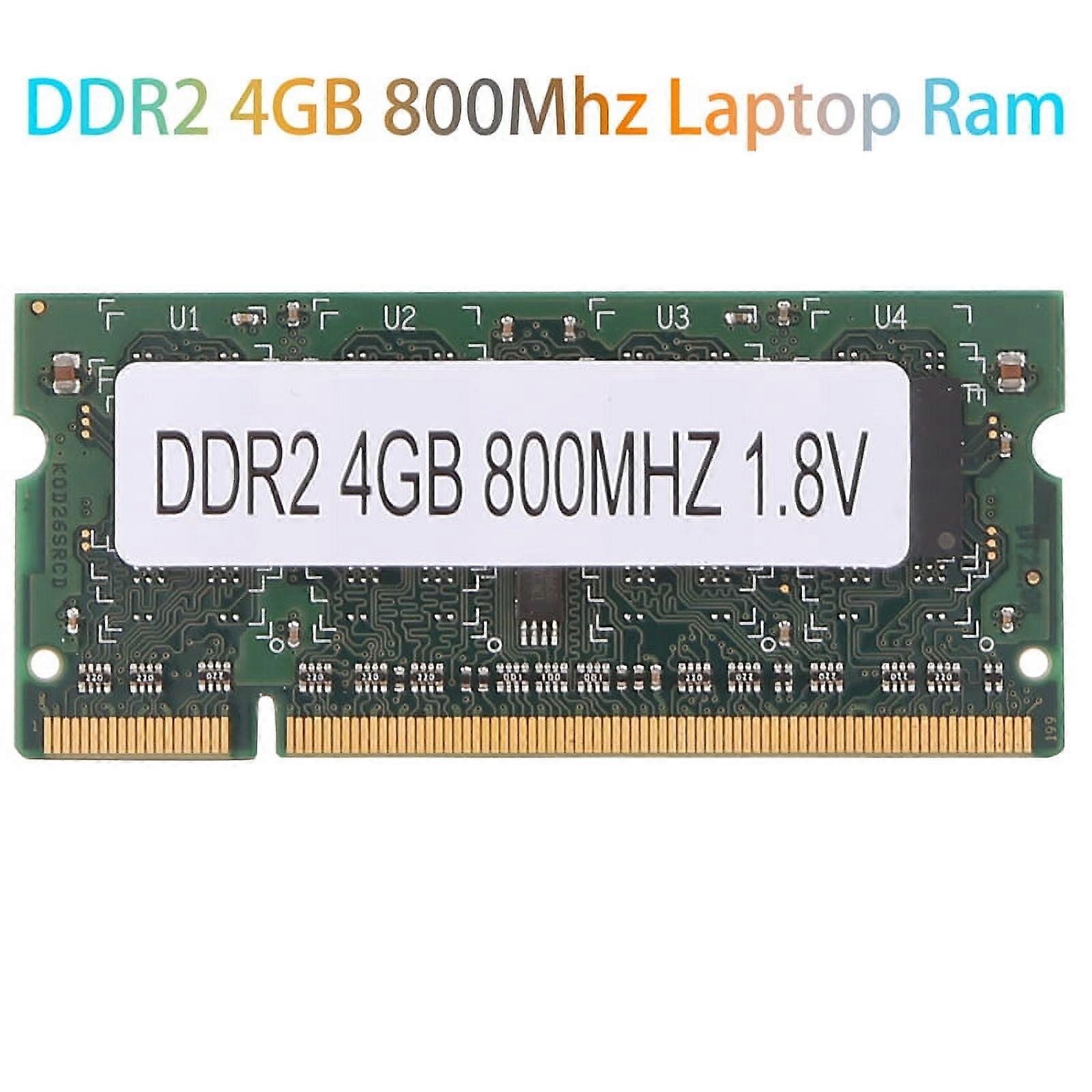 DDR2 4GB 800Mhz Laptop Ram PC2 6400 2RX8 200 Pins SODIMM for AMD Memory