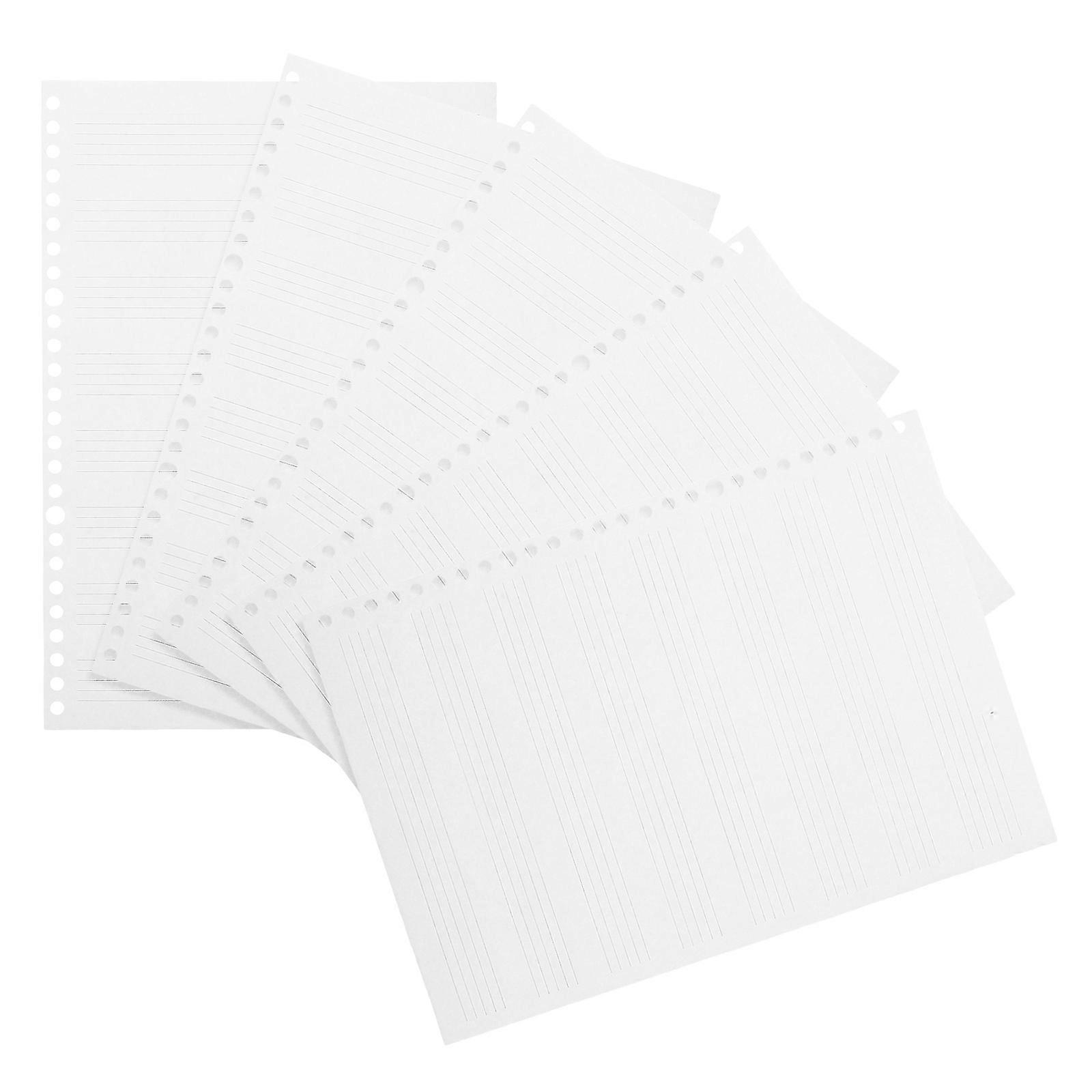 Staff Paper Loose- Notebook Paper for Writing 2 Books