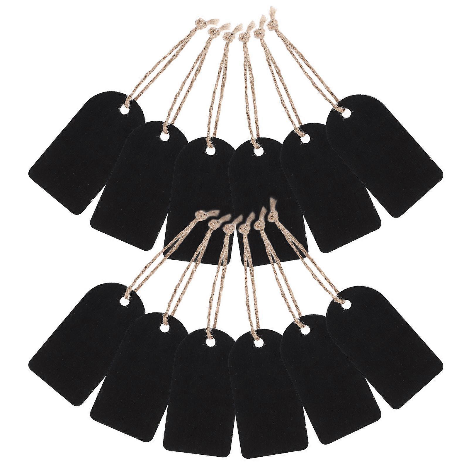 Hanging Blackboard Double-Sided Mini Chalkboard Tags for Decoration 150Sets