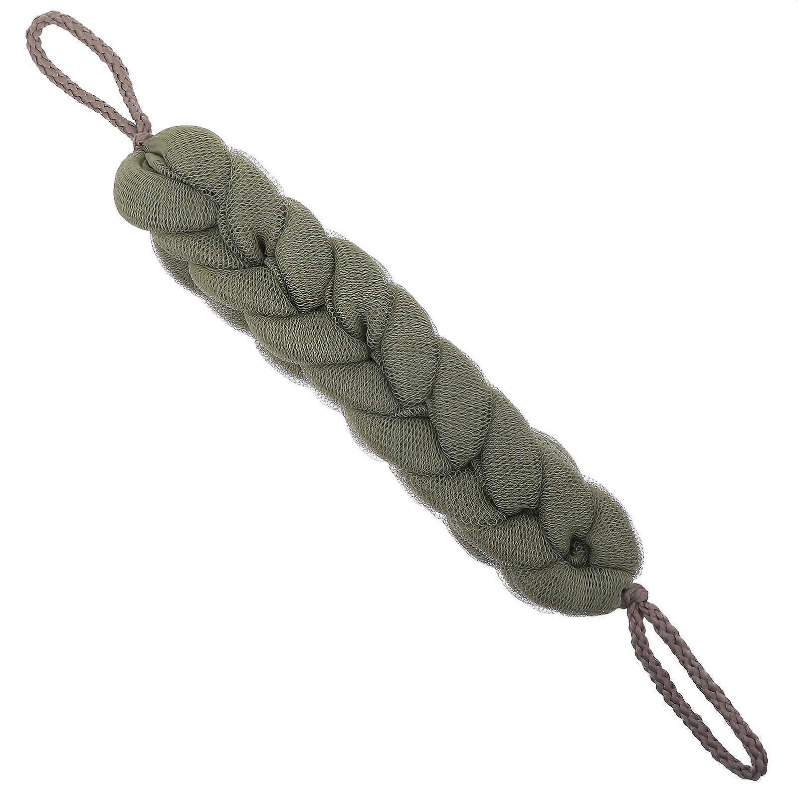 Body Exfoliating Strip Shower Mesh Scrubber Perfect for Travel or Hotel Use Featuring Effective Exfoliating Function 1Pack