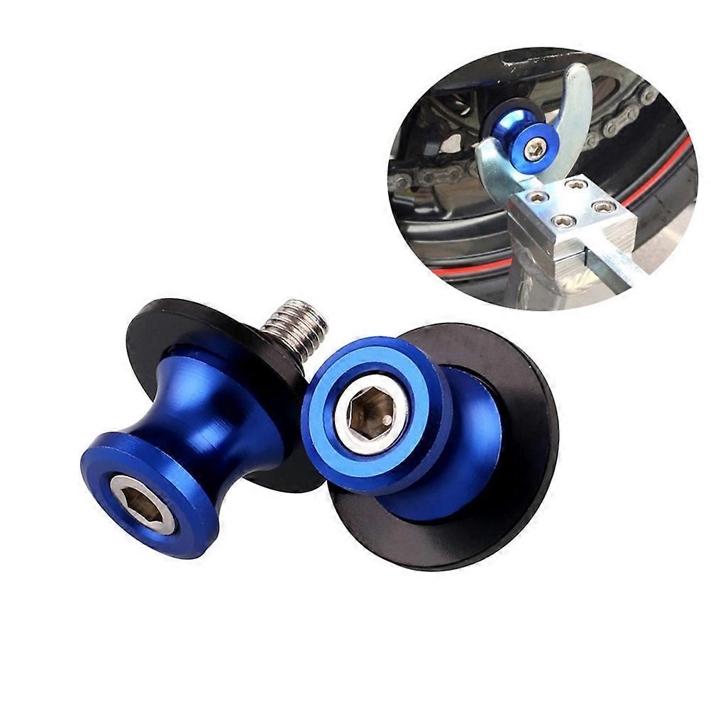 6 Pcs Compact CNC Aluminum Motorcycle Accessory Swingarm Spool Slider Stand Screws For Outdoor Repair M8