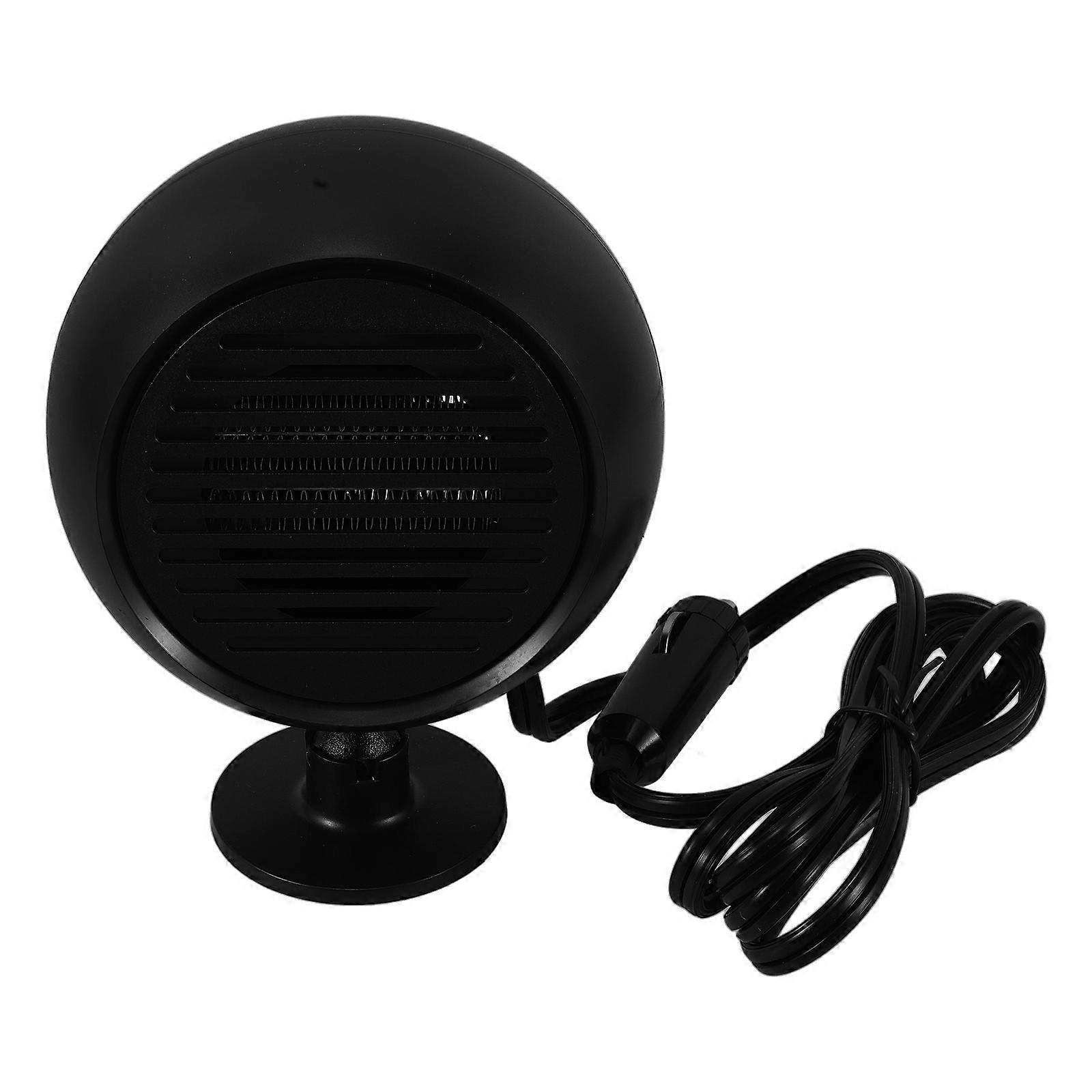 Portable Heater For Car Fast Heating Fan Windshield Defroster Compact Design Black 1Pack