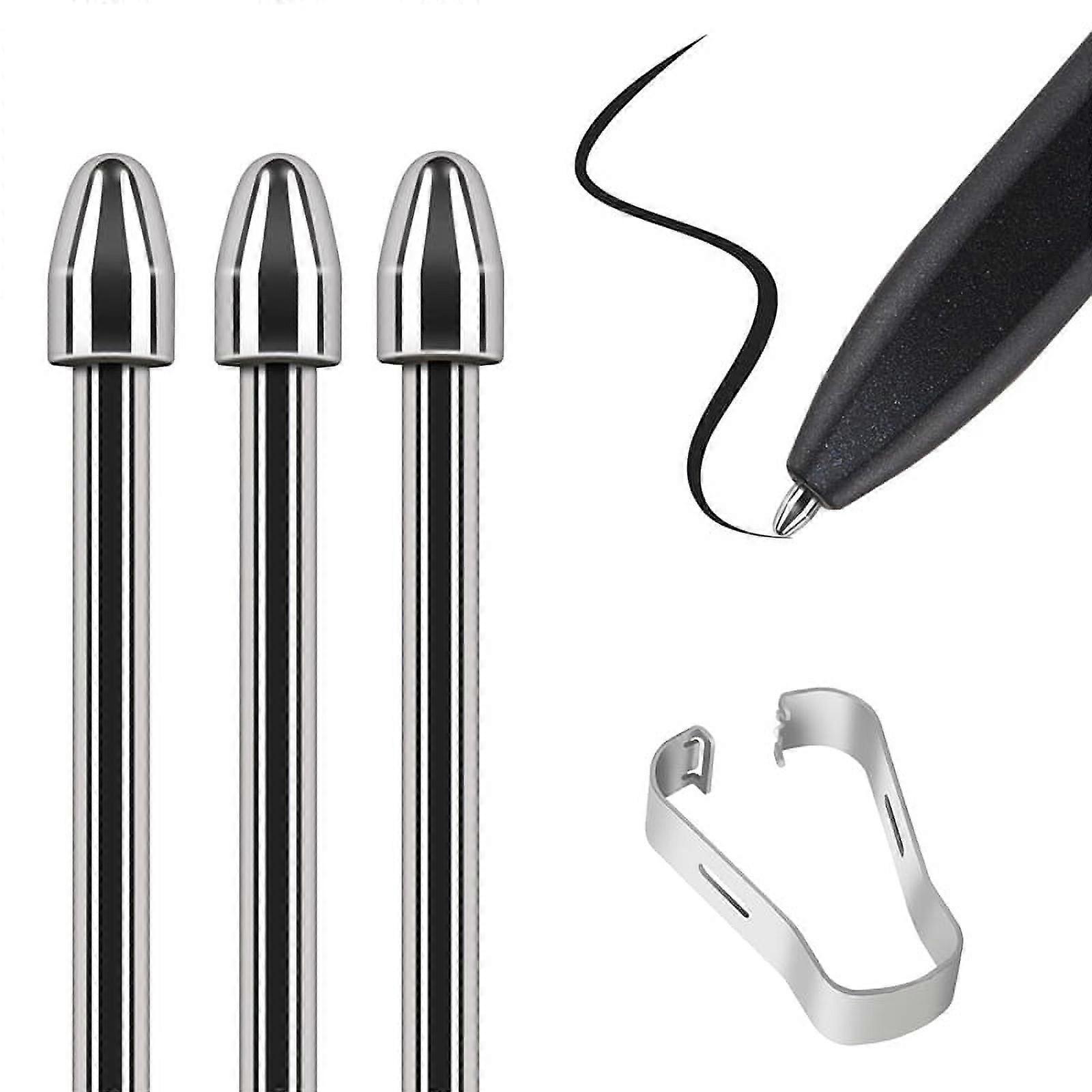 Replacement Marker Stylus Pen Tips for Remarkable 2 Tablet- Titanium Alloy Metal Tip/Nibs (3 PCS)