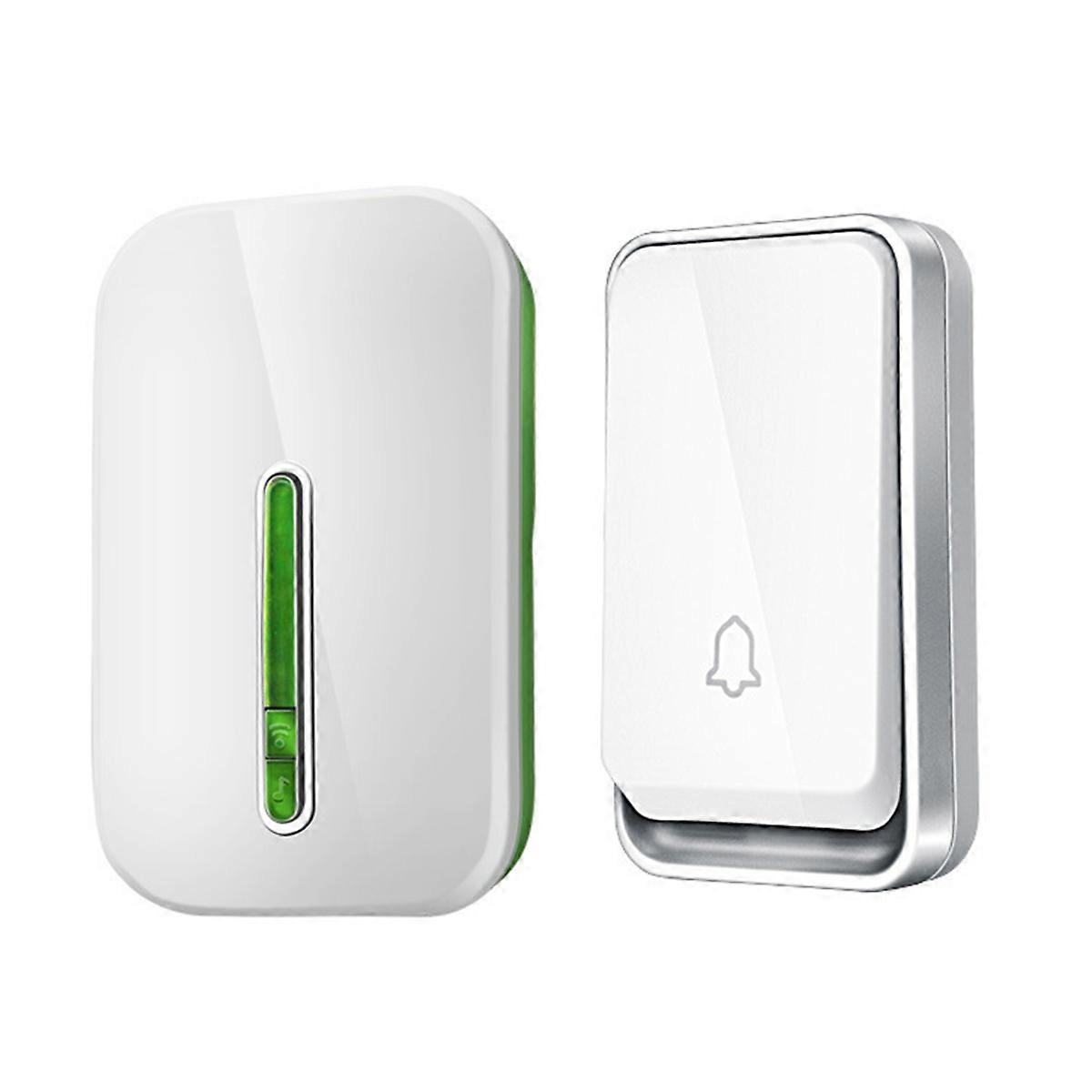 Wireless Doorbell Waterproof Self-Powered Smart Bell EU Plug