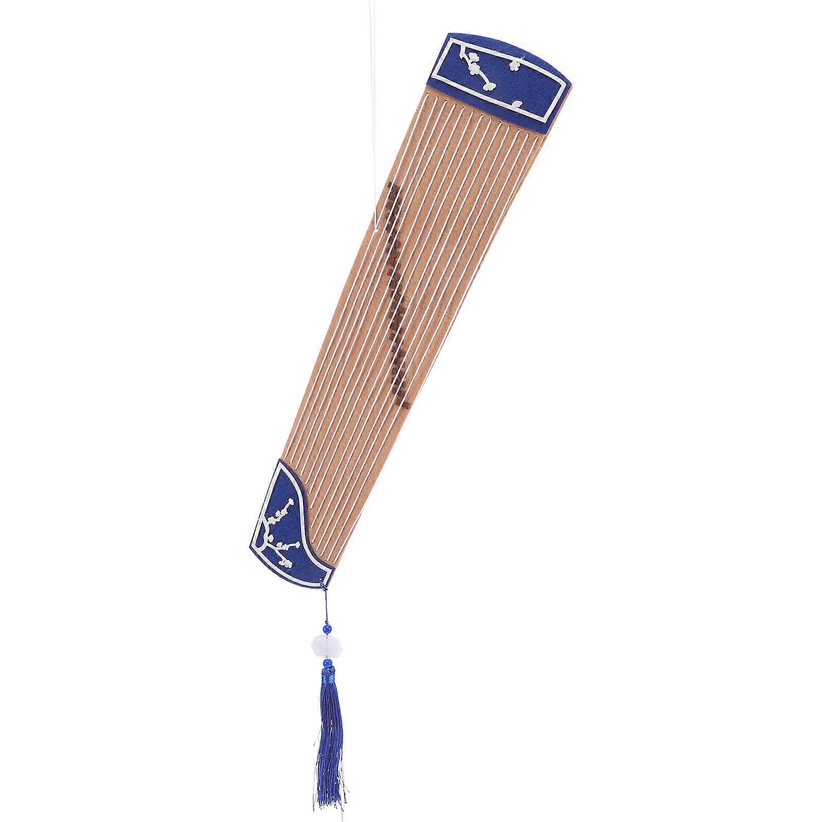 Ancient Guzheng Simulation Instrument Hanging Decoration for Decorative Wall