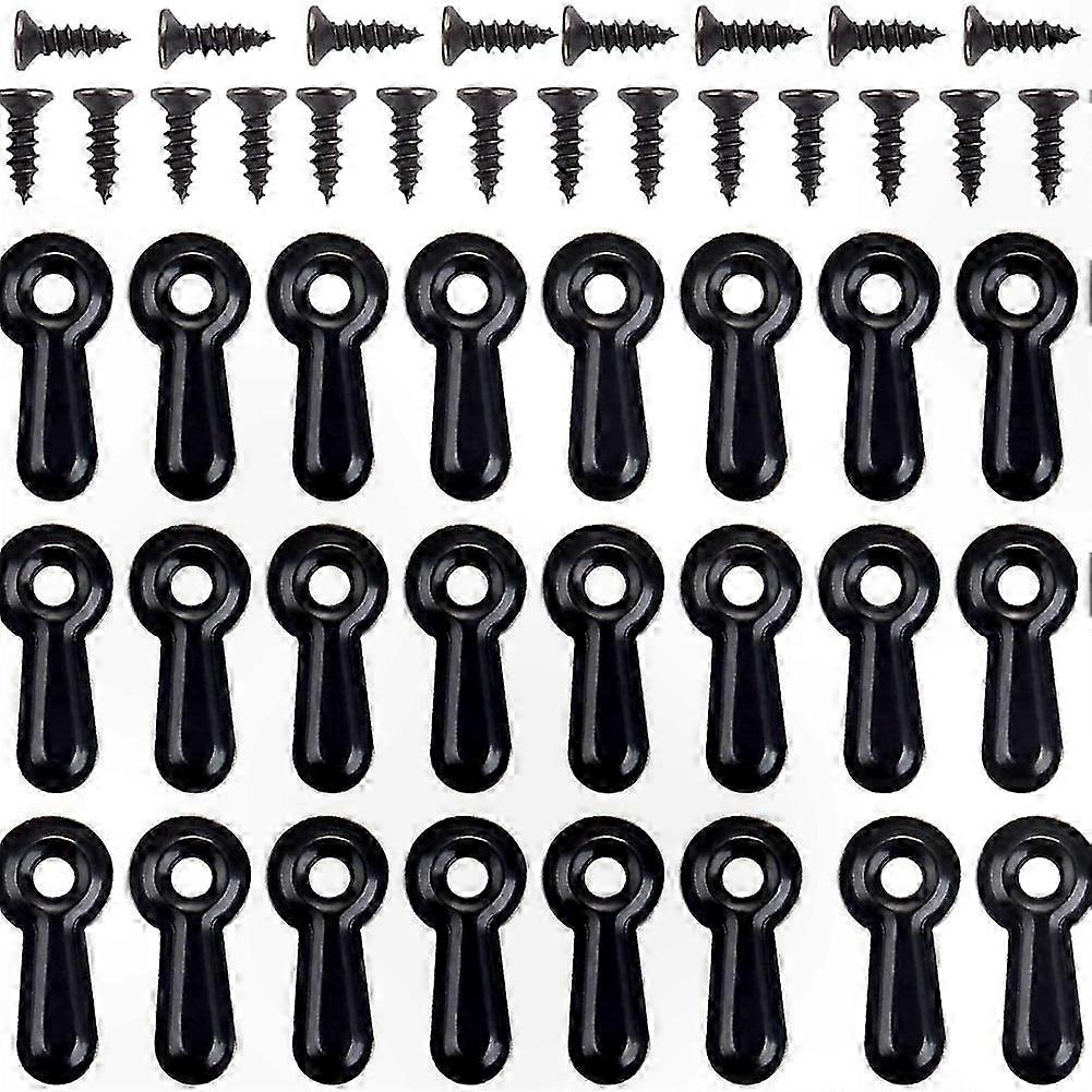 100 Pack Turn Button Fasteners with Backing Clips for Picture Frames Secure Mounting Solution