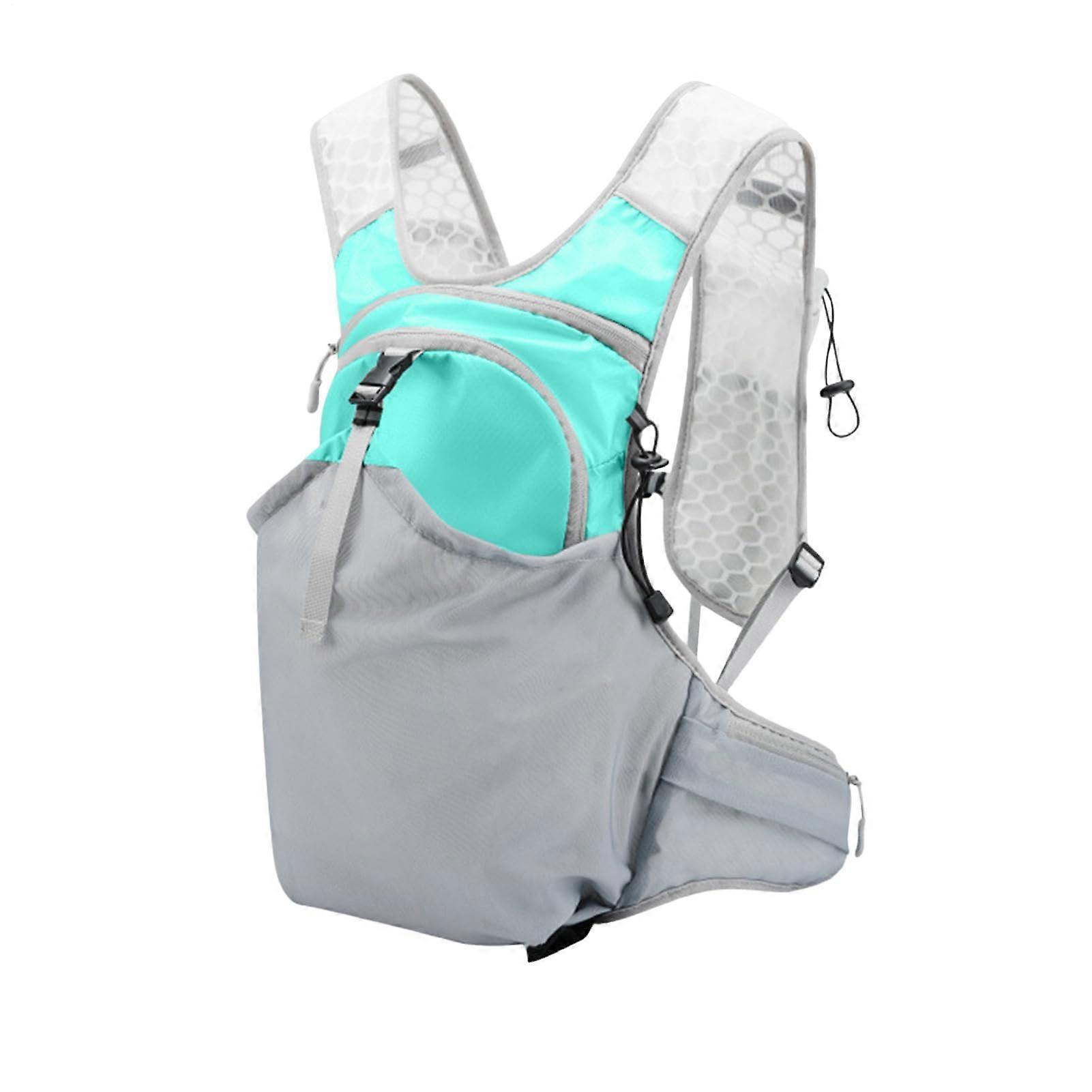 Hydration Vest | Large Capacity Biking Daypacks, Model B, Outdoor Hydration Pack, Lake Blue