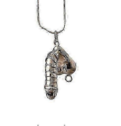 Colier de pulă Colier cu pandantiv manual din argint sterling Un cadou distractiv de Ziua Îndrăgostiților atât pentru bărbați, cât și pentru femei-2025