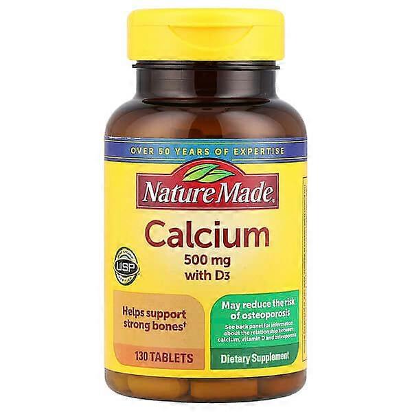 Nature Made, Calcium with D3, 130 Tablets
