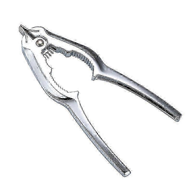 Multifunction Seafood Tool Crab Mussel Nut Cracker Bottle Opener Kitchen Silver