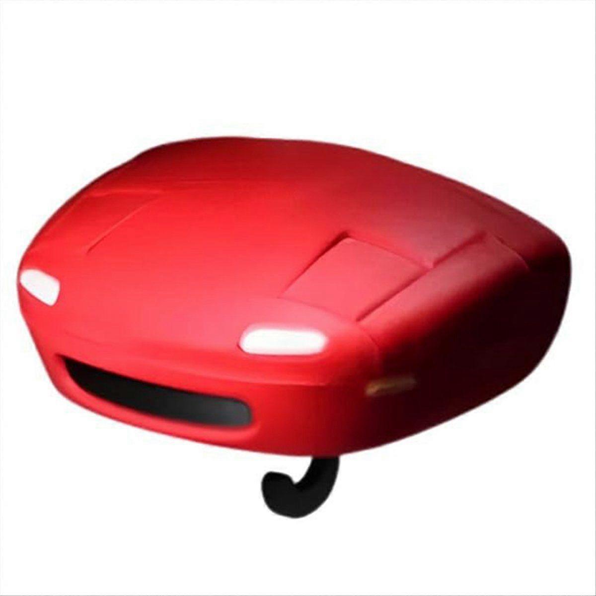 Car keychain hook, retro car keychain, keychain wall mount, red