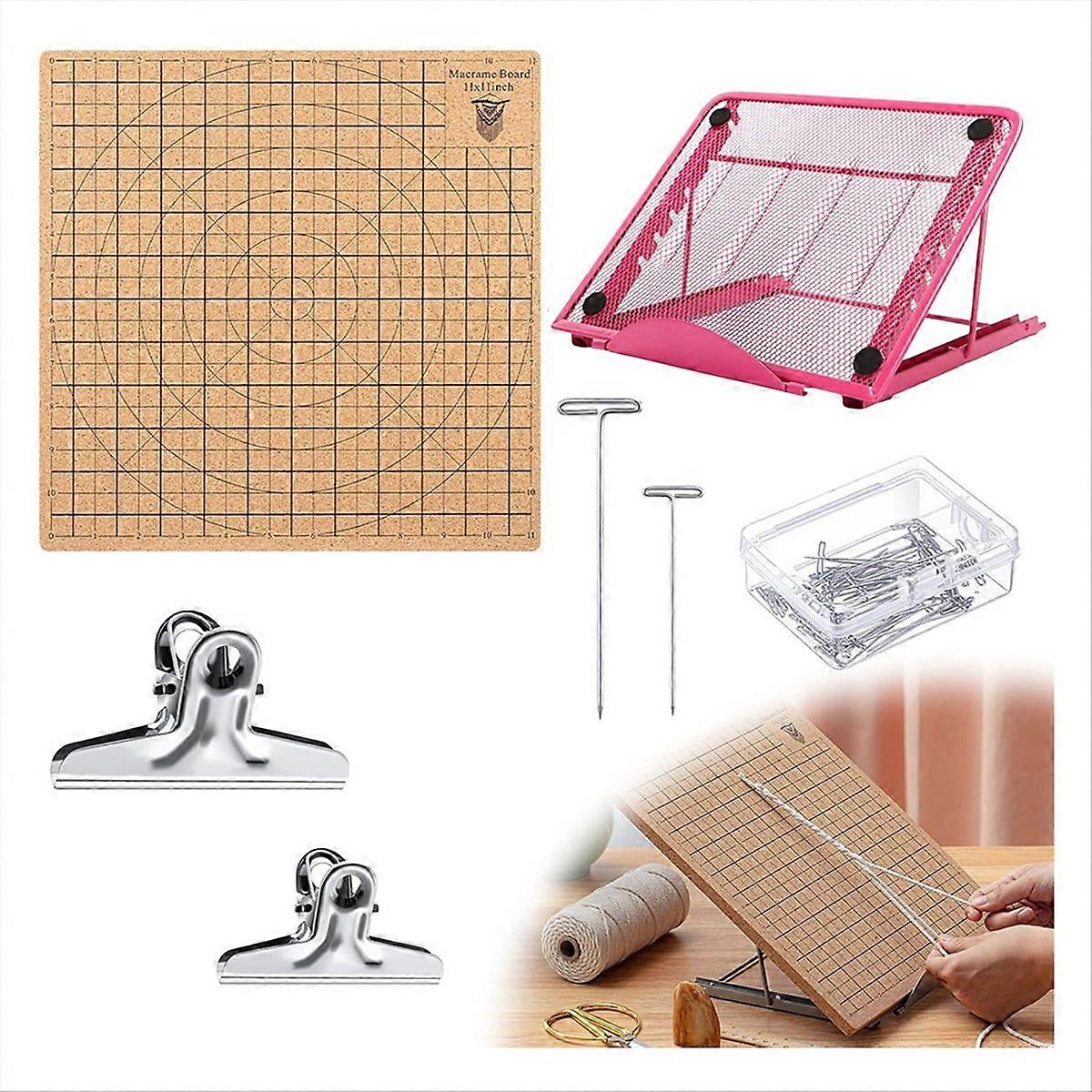 Macrame Board Set with T-Needle Clip S