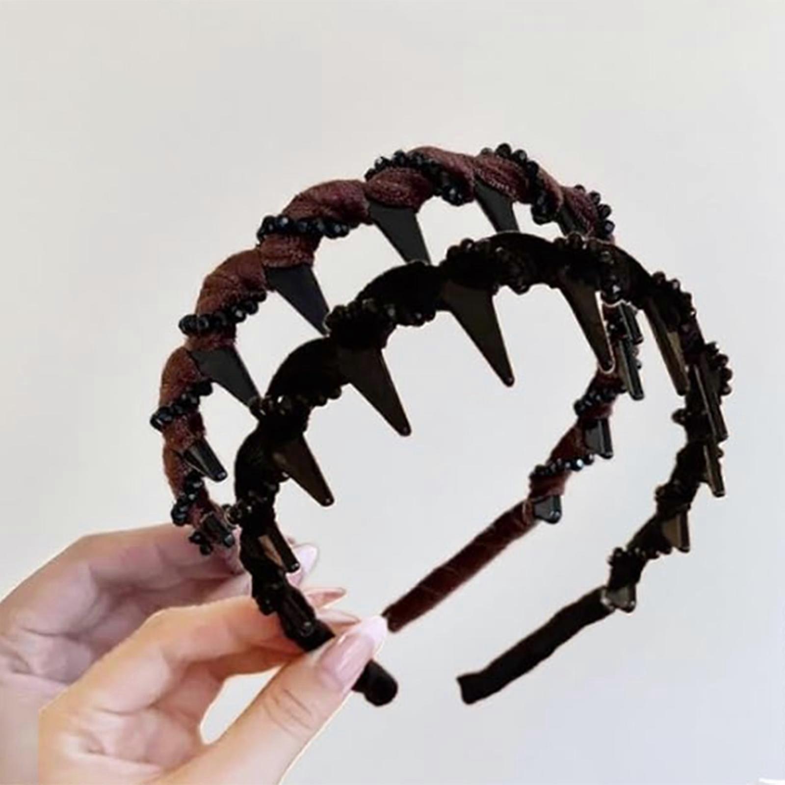 Crystal Hairband Highly Cranium Structure Secure Comfort For Professional Styling All Day Event Multicolor